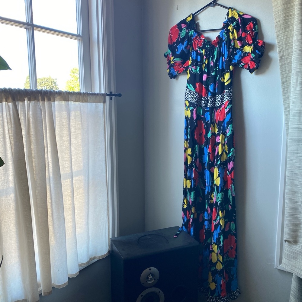 RIXO Floral Maxi Dress